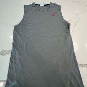 Gray Gymshark Men's Sleeveless Shirt